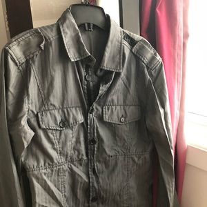 Bikkembergs dark grey men’s shirt